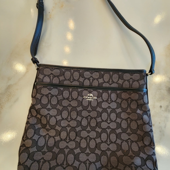 Storypatch Coach! COLLECTIBLE..Canvas Monogram Crossbody..Nearly new condition! - Picture 5 of 14